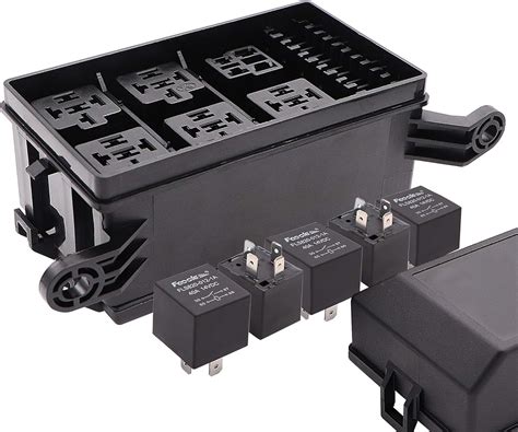 metal box automotive relay fuse|fuse relay box lid.